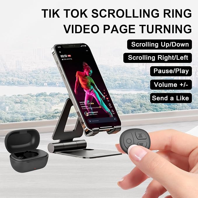 TikTok Scrolling Ring, Scrolling Ring Remote - Image 2