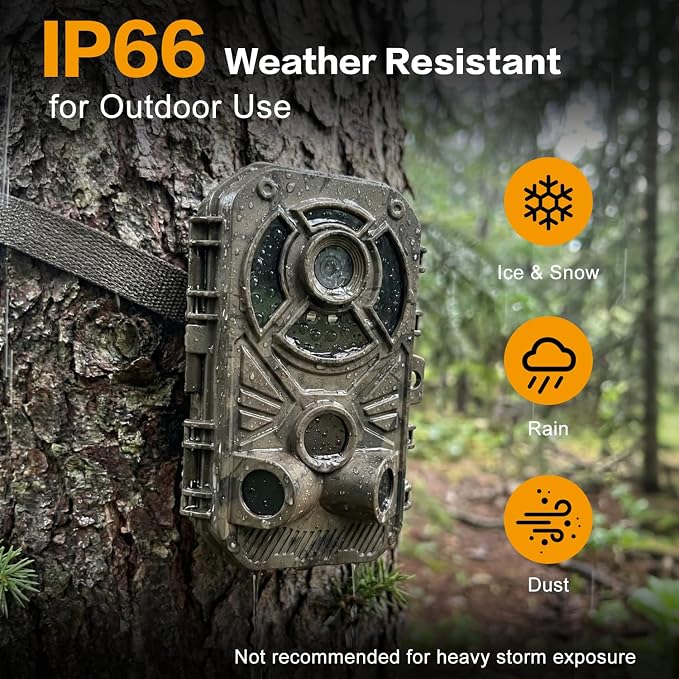 Trail Camera 32MP 2.7K, Mini Game Camera - Image 5