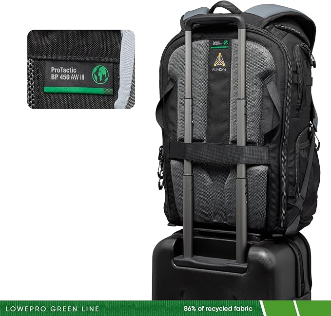 Lowepro ProTactic BP 450 AW III Camera Backpack, 4-point Access, Professional - Image 7