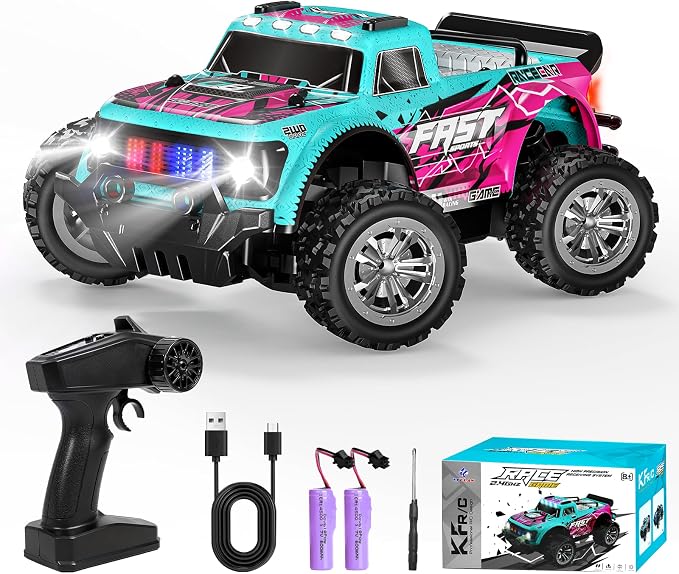 Remote Control Car, 2WD Off-Road RC Cars, 20 KM/H All-Terrain Rc Truck by Unknown