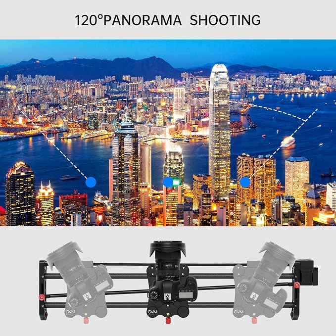 GVM Carbon Fiber Motorized Camera Slider - Image 2