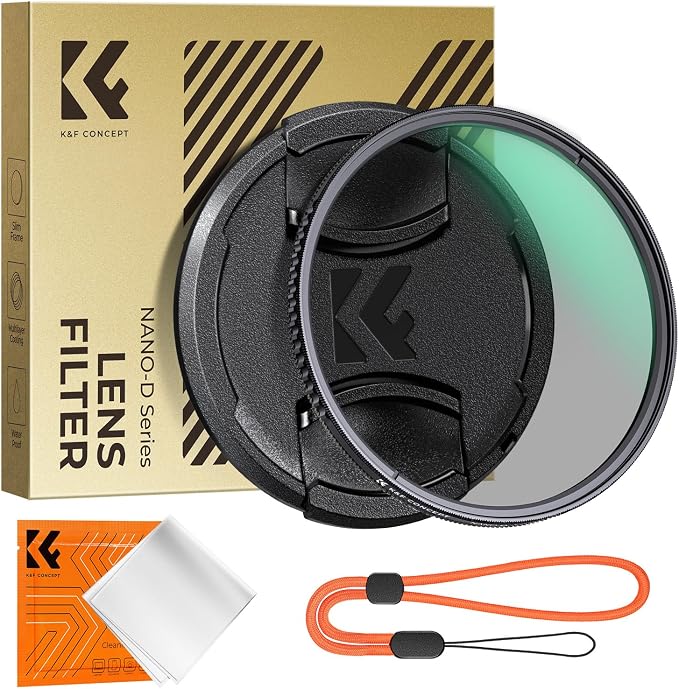 K&F CONCEPT 82mm Circular Polarizer Lens Filter by KFCONCEPT