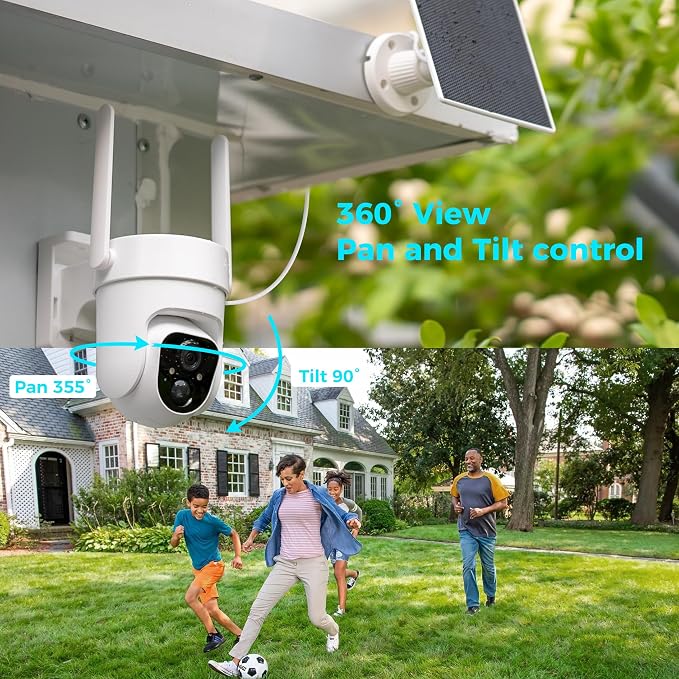 Vicohome 2CQ4 2K AI Solar Security Camera Wireless Outdoor, Battery Powered Cam - Image 12