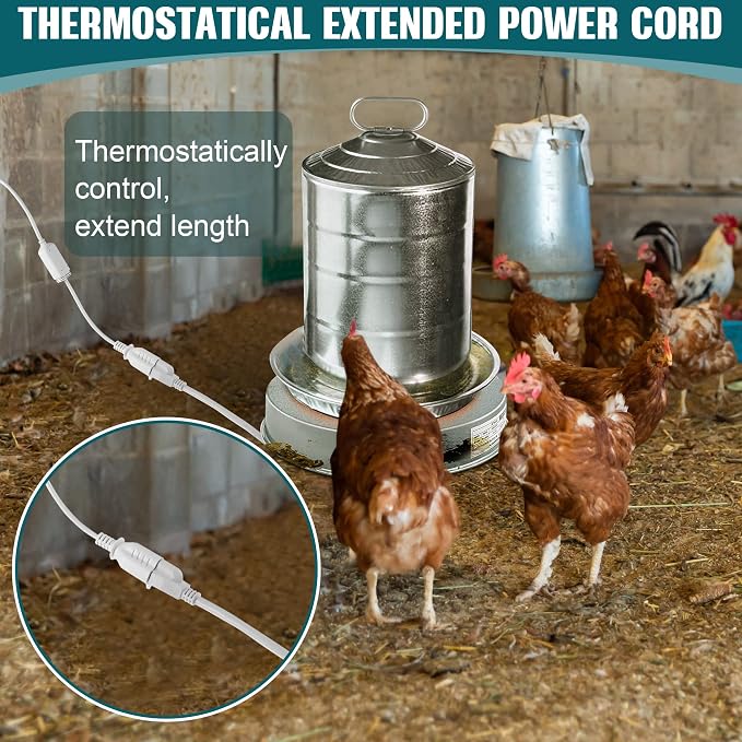Feekoon 1 Pack Thermostat Controlled Extension Cord, Auto On at 32°F/Off at 50°F - Image 4