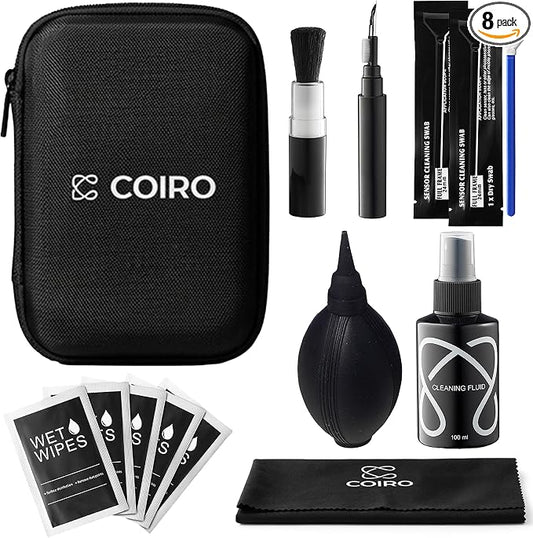 C Coiro Camera Lens Cleaning Kit 7 in 1 – Lens Pen, Air Blower, Sensor Cleaning by CCoiro