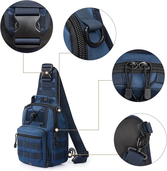 G4Free Outdoor Tactical Bag Backpack, Military Sport Bag Pack Sling Shoulder - Image 5