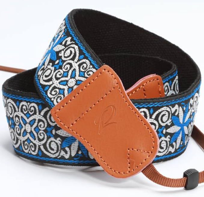Padwa Lifestyle Blue Floral Camera Strap - Image 8