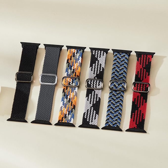 6 Pack Braided Stretchy Bands Compatible - Image 6