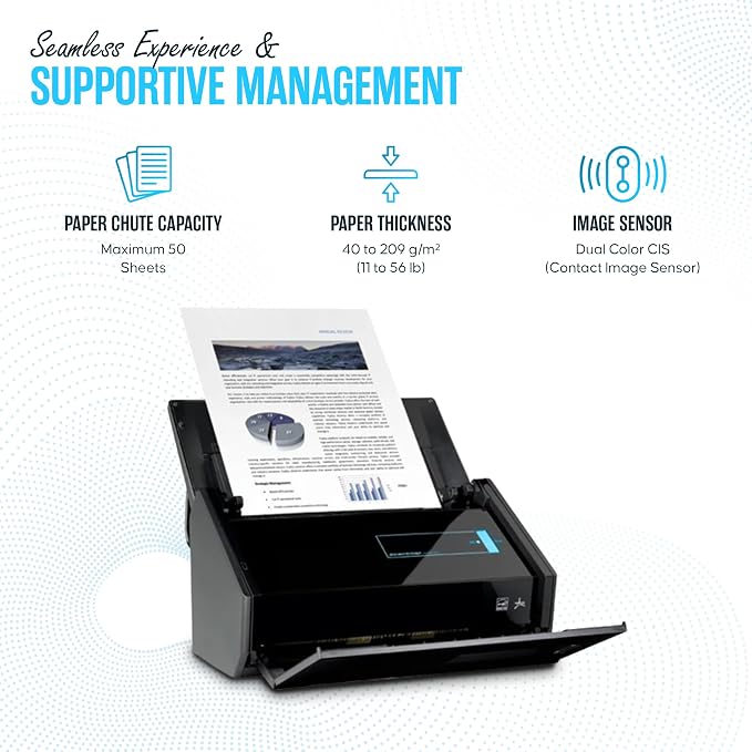IX500 Fujitsu Scansnap Receipt Scanner - Image 4