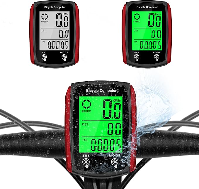 Bike Computer and Bicycle Odometer Wired MPH KM/H Bike Speedometer by Hilceriy
