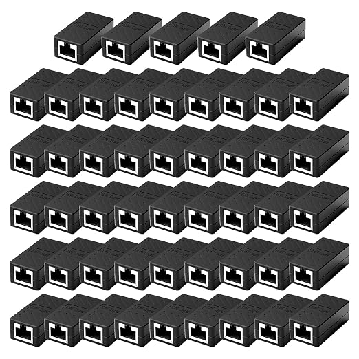 ZUZONG 50 PCS Gigabit RJ45 Coupler, Ethernet Extender Connector in Line Coupler by ZUZONG