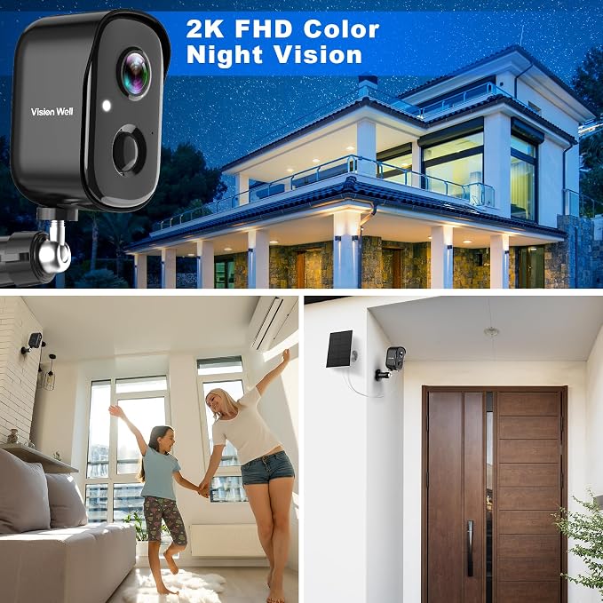 Security Cameras Wireless Outdoor, 2K Solar Cameras - Image 5