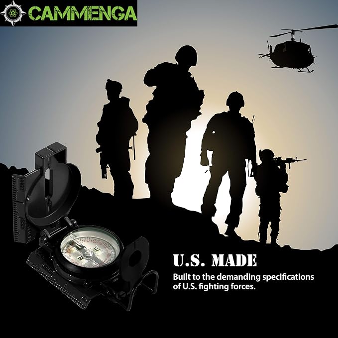 Cammenga Official US Military Tritium Lensatic Compass, Accurate Waterproof - Image 5