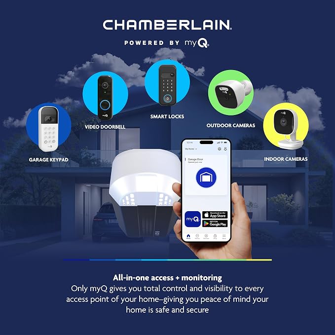 Chamberlain 1/2 HP Belt Drive Smart Garage Door Opener - Image 10