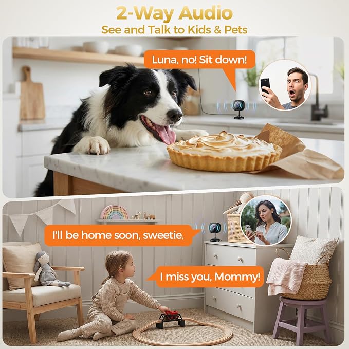 ZEEPORTE 2K Indoor Cameras for Home Security - Image 3