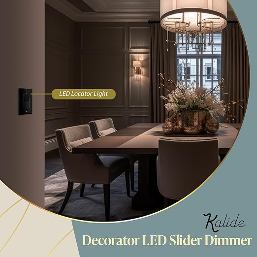 TOPGREENER Kalide Dimmer Light Switch, LED Dimmer Switch, Full Range Dimming - Image 3