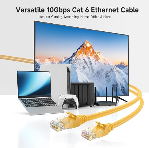 Cable Matters 10Gbps Snagless Cat 6 Ethernet Cable - 25ft - Image 2