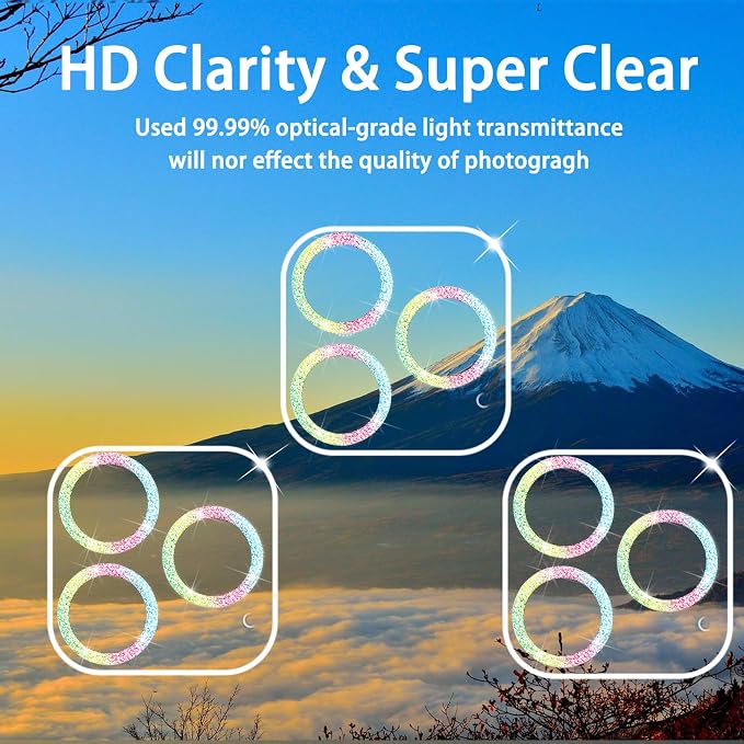 3 Pack Dengduoduo Tempered Glass Camera Lens Protector - Image 3
