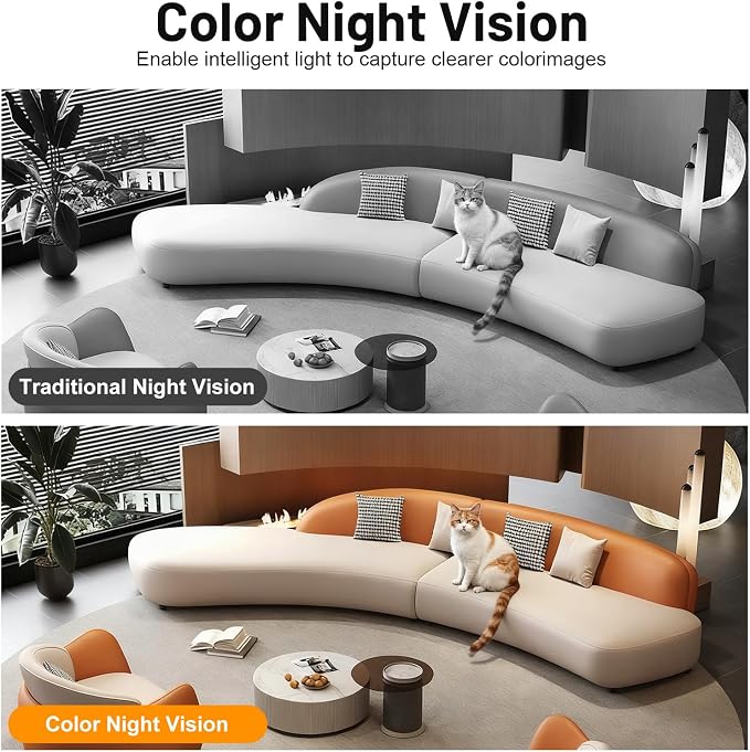 Smart Home Security Cameras, 5MP HD Pet/Baby Monitoring Cameras, 2.4GHz Indoor - Image 7