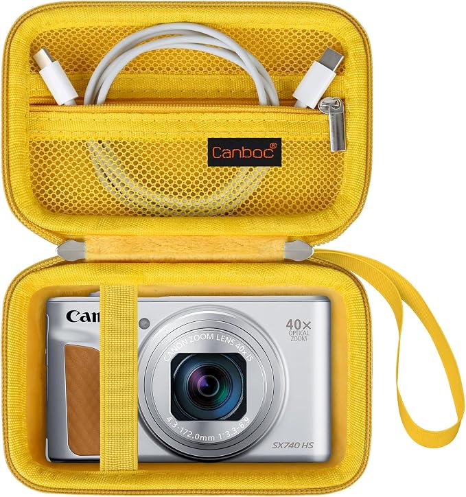 Canboc Carrying Case for Canon PowerShot SX740/ SX730/ SX720/ SX620/ G7X Mark by Canboc