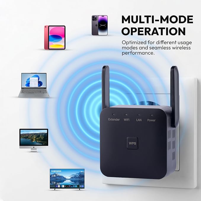 2026 Fastest WiFi Extender Signal Booster Covers 10000 Sq.ft and 80 Devices - Image 6