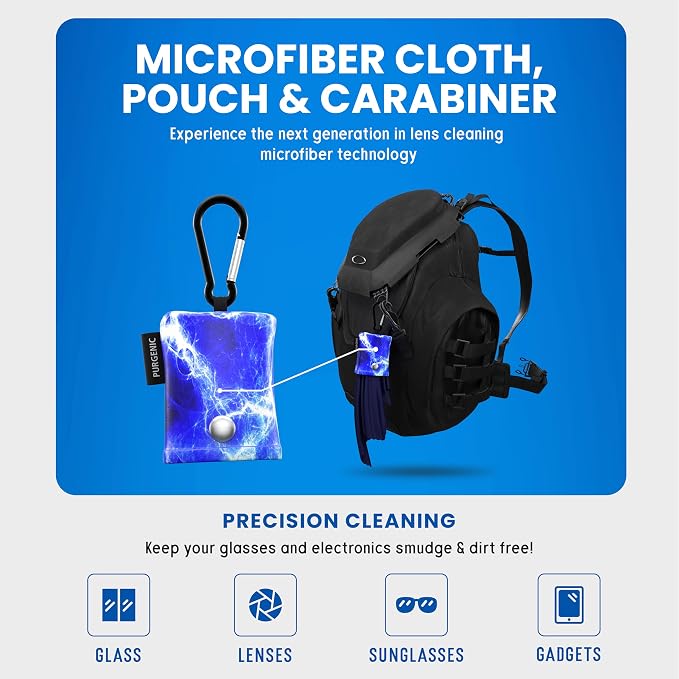 Microfiber Cloth & Glasses Wipes Lens & Glasses Cleaning Cloth - Image 3