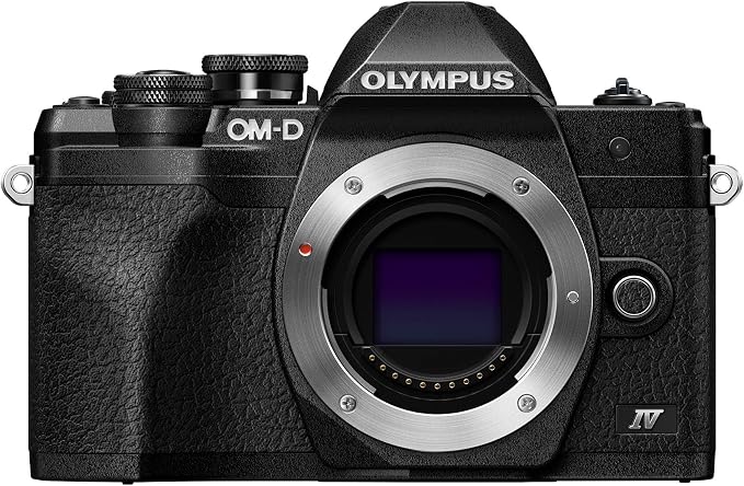 OM SYSTEM Olympus E-M10 Mark IV Black Micro Four Thirds System Camera 20MP by OMSYSTEM