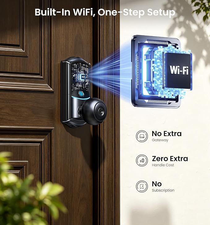Veise VE028 Built-in Wi-Fi Smart Lock - Image 2