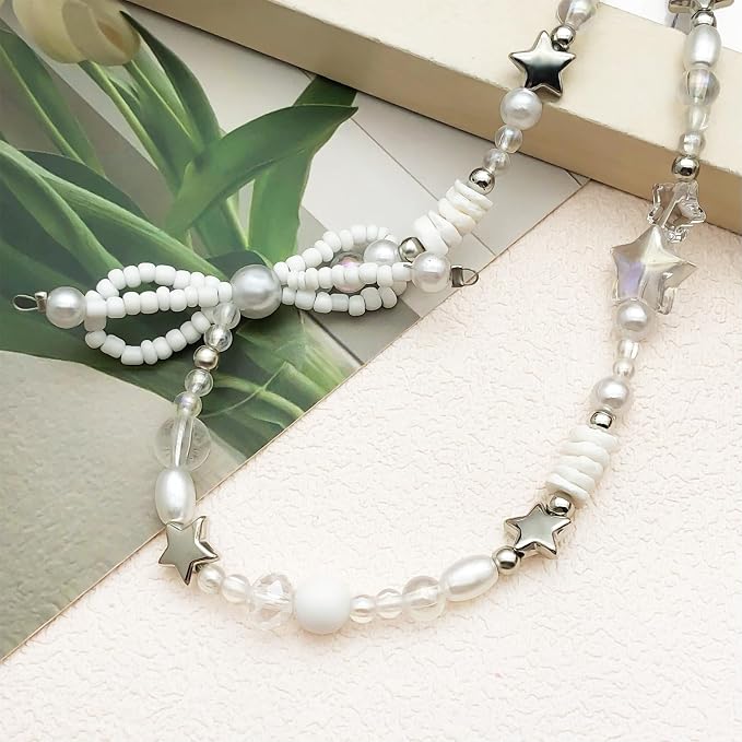 Beaded Camera Wrist Strap Cute Digital Camera Charm Lanyard Phone Chain - Image 8
