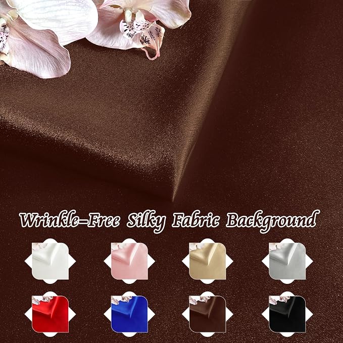 RUDONG M Satin Photography Backdrop 3.3x2.5ft - Image 6