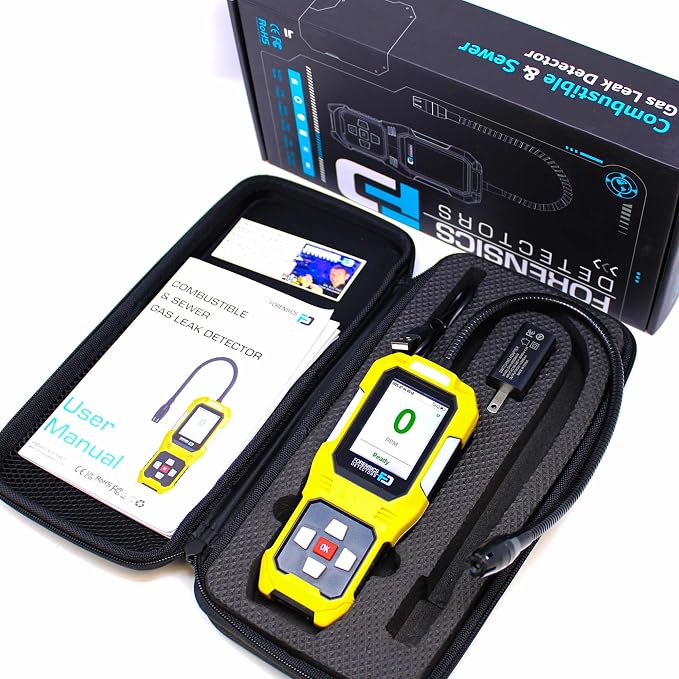 Sewer Leak Detector | 10ft Drop Test Pass | Upgraded 10-Year Sensor Life | - Image 6