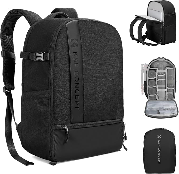 K&F CONCEPT Camera Backpacks for Photographers Travel Bag for Tripod Camera by KFCONCEPT