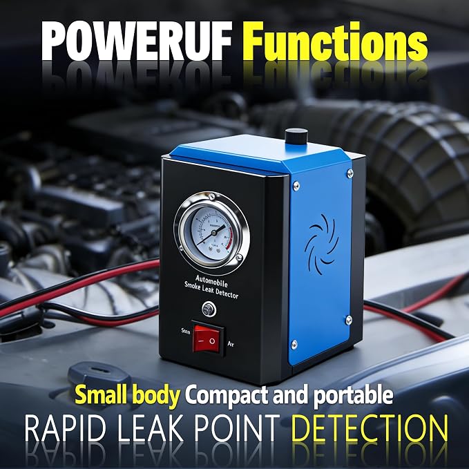 Smoke Tester Automotive, EVAP Smoke Machine Vacuum Leak Detector - Image 6
