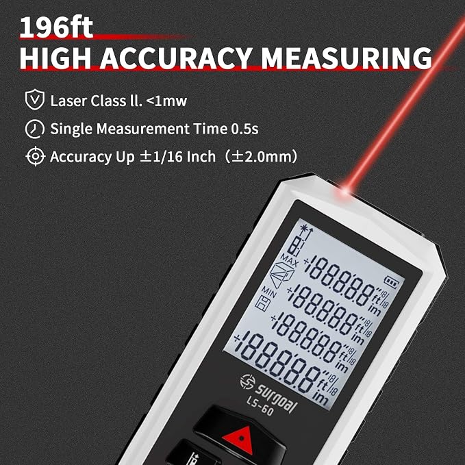 Laser Distance Meter Digital Laser Measuring Tool - Image 3