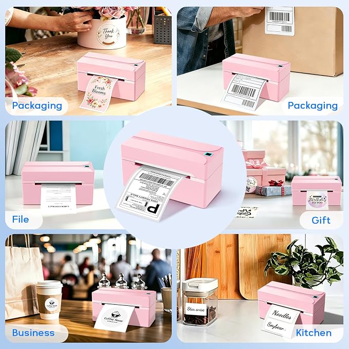 Shipping Label Printer, 4X6 Bluetooth Thermal Label Printer - Image 8