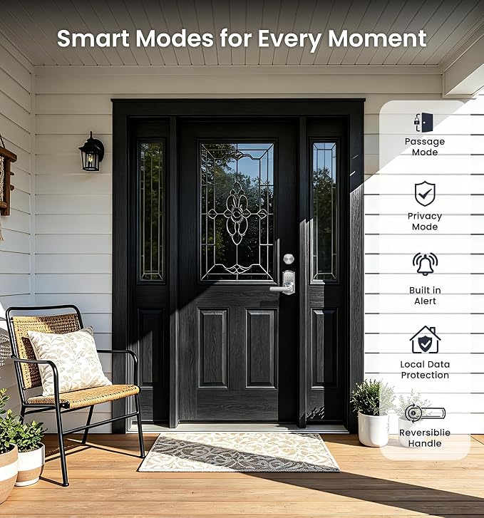 Veise VE029-E Wi-Fi Smart Lever Lock - Image 6