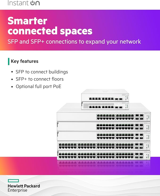 HPE Networking Instant On Switch Series 1930 8-Port Gb Smart-Managed Layer 2+ - Image 6