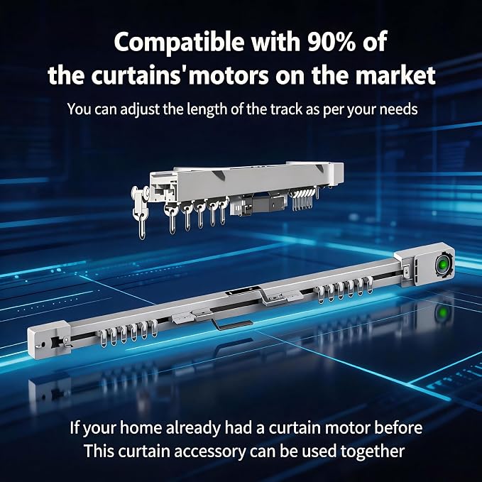 Smart Curtains, Universal Electric Curtain Accessories Installation Kit - Image 5