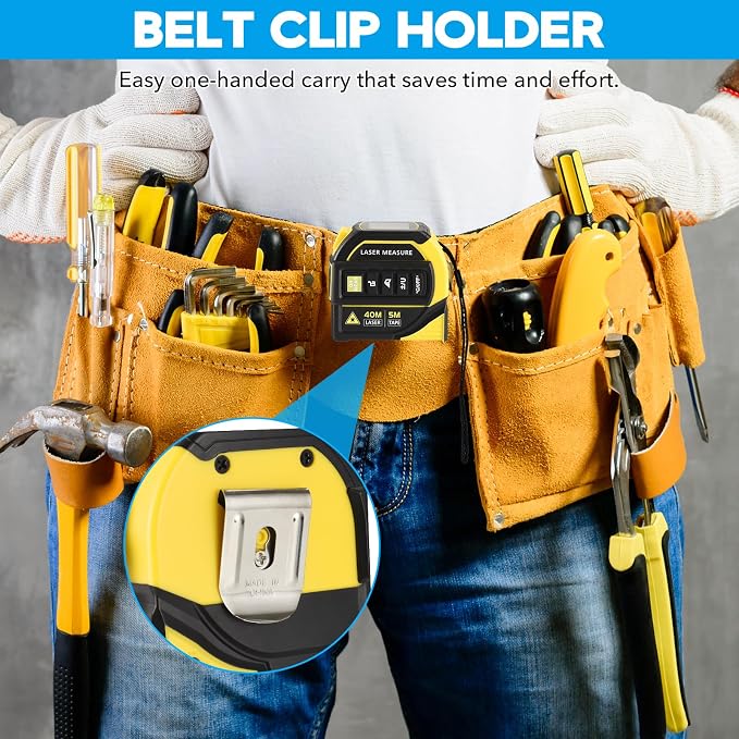 4-in-1 Laser Tape Measure - Image 7