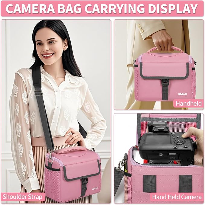 GMAK Camera Bag for Photographers, Anti-shock Camera Shoulder Bags - Image 5