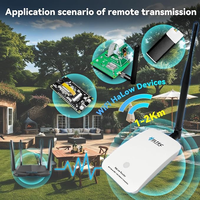 Heltec Wi-Fi HaLow Dongle Wireless Bridge 802.11ah Network Booster Long Range - Image 4