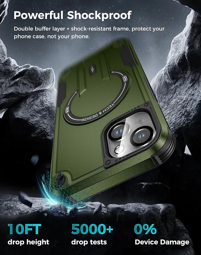 Goton for iPhone 14 Case with Privacy Tempered Glass Screen Protector & Camera - Image 4