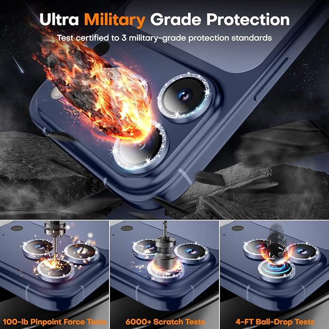 for iPhone 17 Pro/iPhone 17 Pro Max Camera Lens Protector, Tempered Glass - Image 5