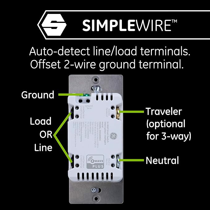 GE Enbrighten Z-Wave Plus Smart Switch - Image 2