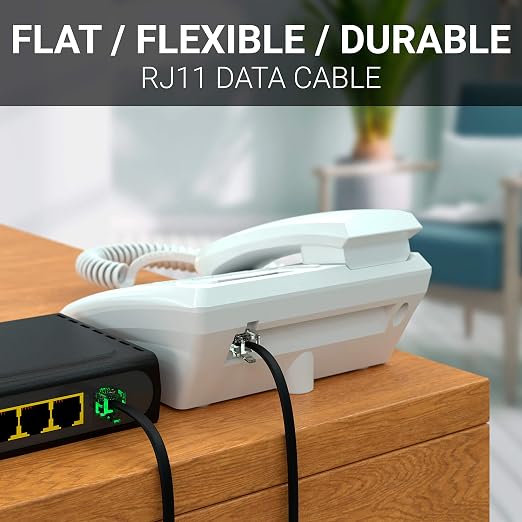 G-PLUG 10FT RJ11 Cable Phone Cord - Image 2
