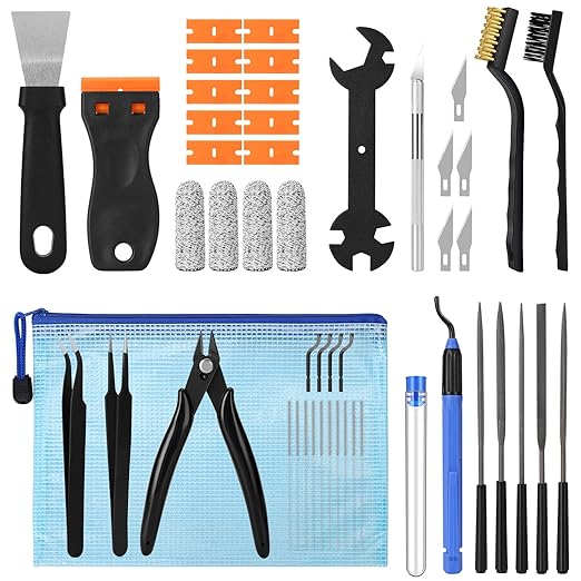 48PCS 3D Printer Tools, 3D Printer Tool Kit by Unknown