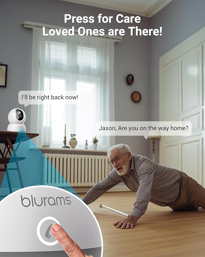 blurams 5G Indoor Camera, 2K Nanny Cam, 360° PTZ Pet Camera - Image 5