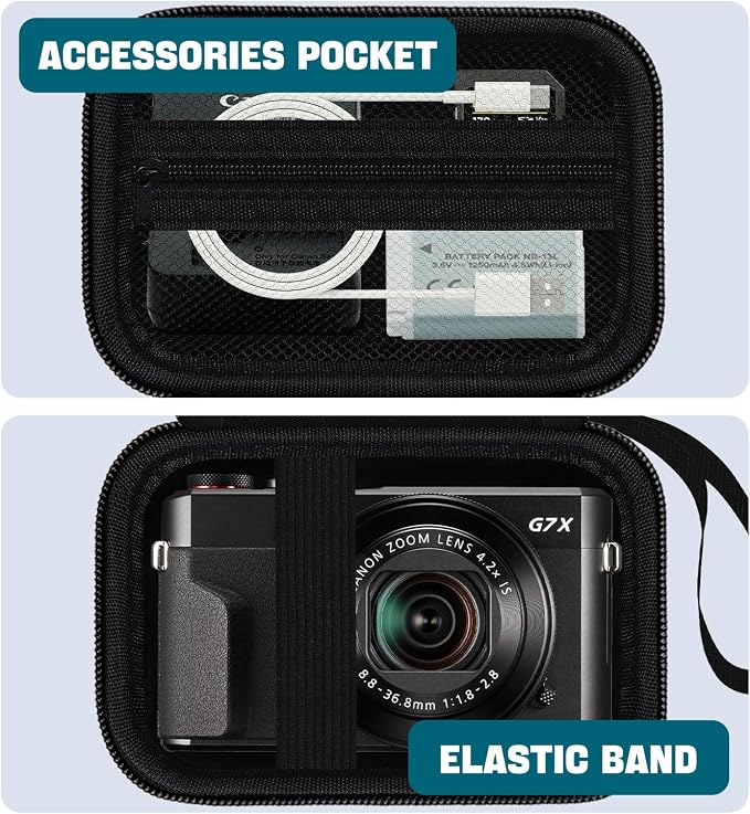 Camera Case for Canon PowerShot G7X Mark III/ G7 X Mark II/ SX740 hs Digital - Image 5