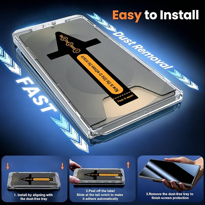 2 Pack Privacy Screen Protector - Image 6