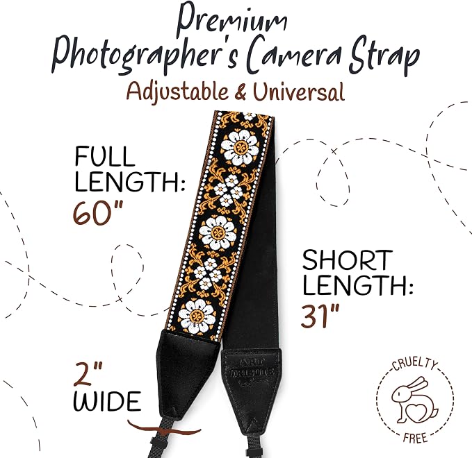 Camera Strap for All DSLR and Mirrorless Camera Including Binoculars. Neck - Image 5